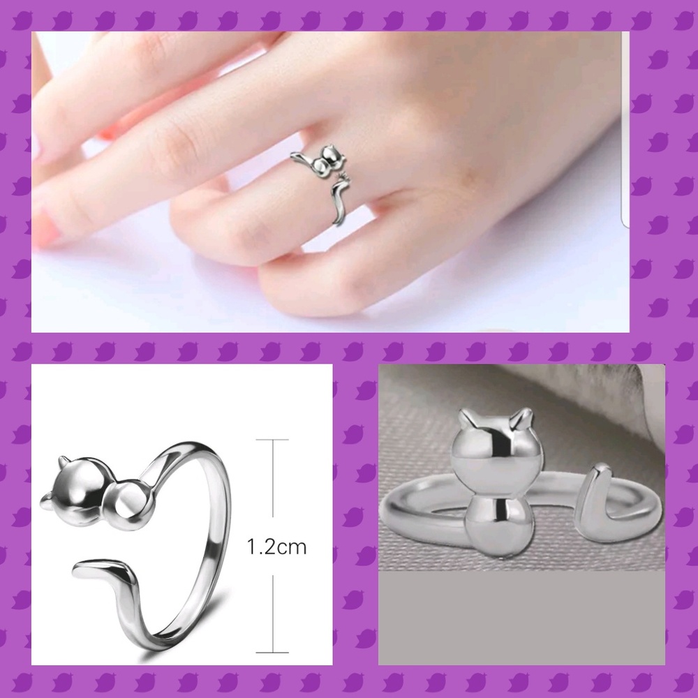 Ring Cat Design Finger Ring